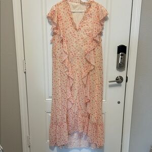 Floral Ruffle Maxi Dress